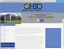 Tablet Screenshot of ohiofidelity.com